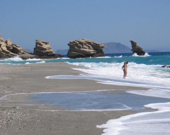 Visit Triopetra Beach in South Crete