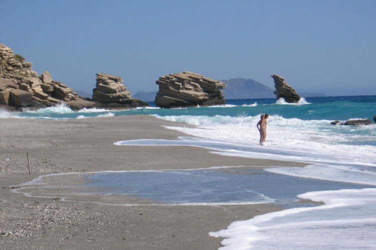 Visit Triopetra Beach in South Crete